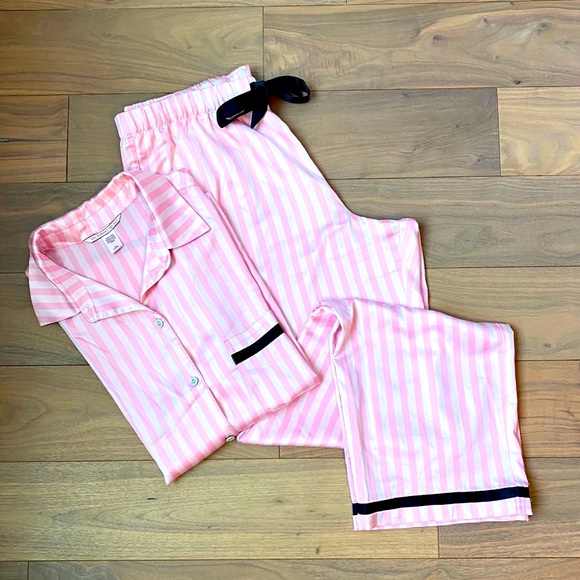 Victoria's Secret Other - Victoria’s Secret - Pink Striped PJ Set